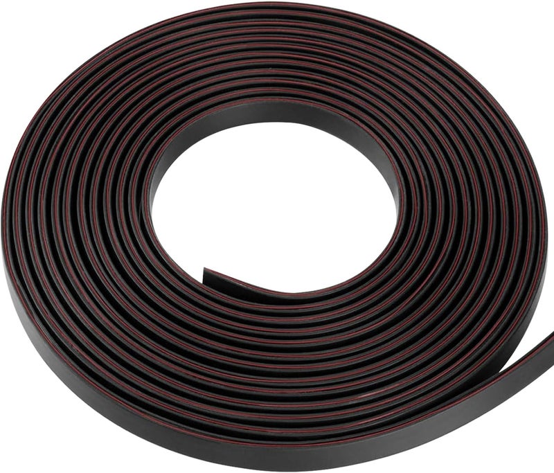 Pettyelf U Channel Silicone Edge Trim Self-Adhesive Silicone Edge Trim Black Edge Protector for Sheet Metal Fit 5/16"(3.1mm) Length 20Ft(6m) - Image 3
